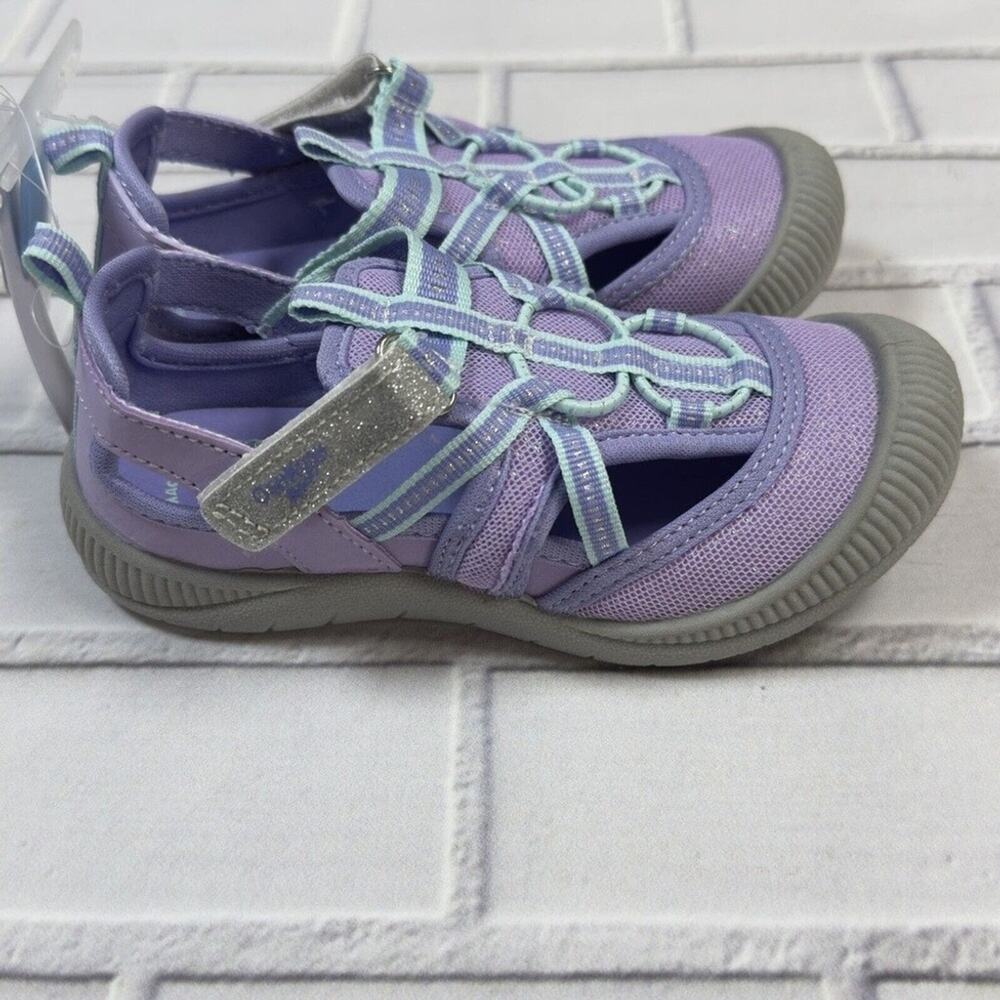 OshKosh Everplay Flexible Outsole Bump Toe Sandal Toddler Size 11 Purple Lilac - Picture 3 of 6
